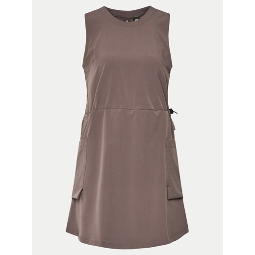 Helly Hansen Sukienka letnia W Viken Dress 62820 Szary Regular Fit ze sklepu MODIVO w kategorii Sukienki - zdjęcie 182633178