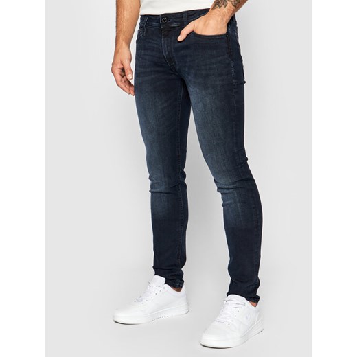 Jack&Jones Jeansy Liam Original Agi 12166852 Granatowy Skinny Fit ze sklepu MODIVO w kategorii Jeansy męskie - zdjęcie 182633229