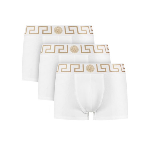 Versace Komplet 3 par bokserek AU10326 Biały ze sklepu MODIVO w kategorii Majtki męskie - zdjęcie 182633278