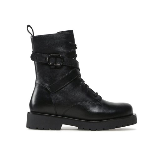 TWINSET Botki 232TCP050 Czarny ze sklepu MODIVO w kategorii Botki - zdjęcie 182633287