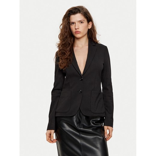 BOSS Marynarka Jonalahra 50490040 Czarny Extra Slim Fit ze sklepu MODIVO w kategorii Marynarki damskie - zdjęcie 182633295