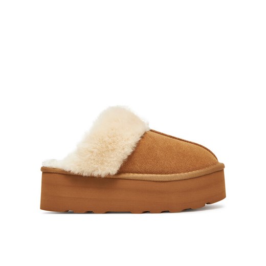 DeeZee Kapcie DZ-AW12 Brązowy ze sklepu MODIVO w kategorii Kapcie damskie - zdjęcie 182633296