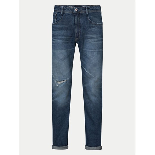 Petrol Industries Jeansy M-1040-DNM056 Granatowy Tapered Fit ze sklepu MODIVO w kategorii Jeansy męskie - zdjęcie 182633348