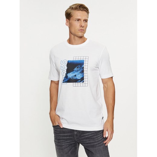Boss T-Shirt Tiburt 412 50495689 Biały Regular Fit ze sklepu MODIVO w kategorii T-shirty męskie - zdjęcie 182633398