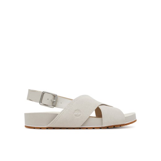 Timberland Sandały TB0A41PQF481 Écru ze sklepu MODIVO w kategorii Sandały damskie - zdjęcie 182633429