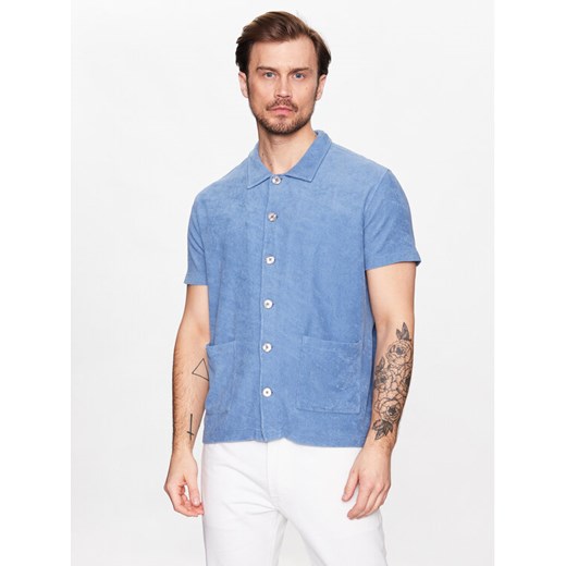 Oscar Jacobson Koszula 60206144 Niebieski Regular Fit ze sklepu MODIVO w kategorii Koszule męskie - zdjęcie 182633447