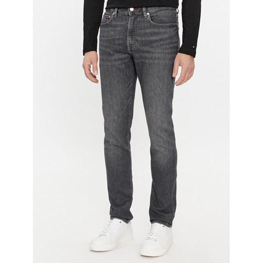 Tommy Hilfiger Jeansy Layton MW0MW33969 Szary Extra Slim Fit ze sklepu MODIVO w kategorii Jeansy męskie - zdjęcie 182633499