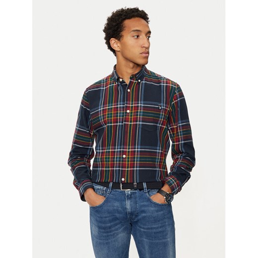 U.S. Polo Assn. Koszula MUP3583 Granatowy Regular Fit ze sklepu MODIVO w kategorii Koszule męskie - zdjęcie 182633548