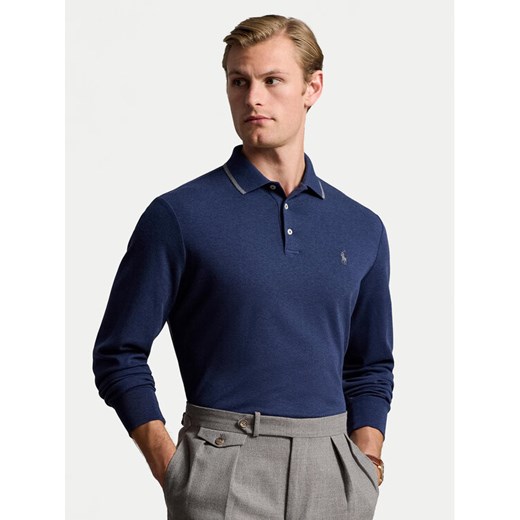 Polo Ralph Lauren Polo 710884588002 Granatowy Custom Slim Fit Polo Ralph Lauren S MODIVO