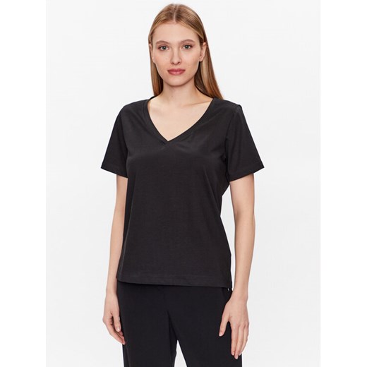 Calvin Klein T-Shirt K20K205338 Czarny Regular Fit ze sklepu MODIVO w kategorii Bluzki damskie - zdjęcie 182633647