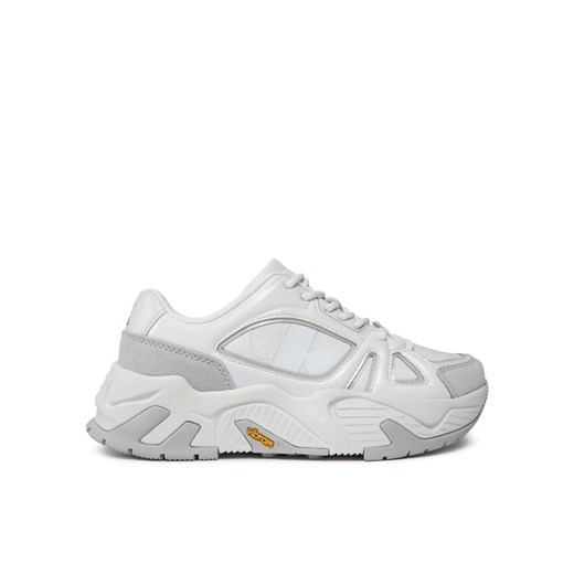 Calvin Klein Jeans Sneakersy Chunky Runner Vibram Mix Nbs Lum YW0YW01310 Biały 39 MODIVO