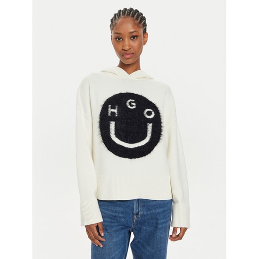 Hugo Sweter Suvany 50522510 Écru Regular Fit XL MODIVO