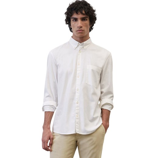 Marc O'Polo Koszula B21 7242 42414 Écru Regular Fit ze sklepu MODIVO w kategorii Koszule męskie - zdjęcie 182633745