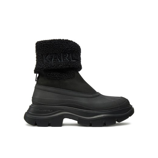 KARL LAGERFELD Botki KL42964 Czarny ze sklepu MODIVO w kategorii Botki - zdjęcie 182633796