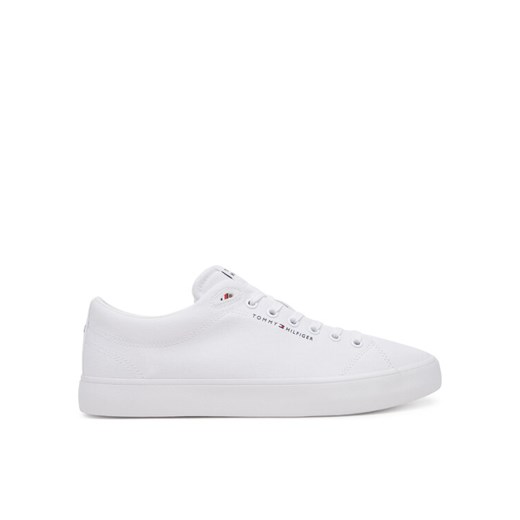 Tommy Hilfiger Tenisówki Th Hi Vulc Low Core Canvas FM0FM05396 Biały ze sklepu MODIVO w kategorii Trampki męskie - zdjęcie 182633927