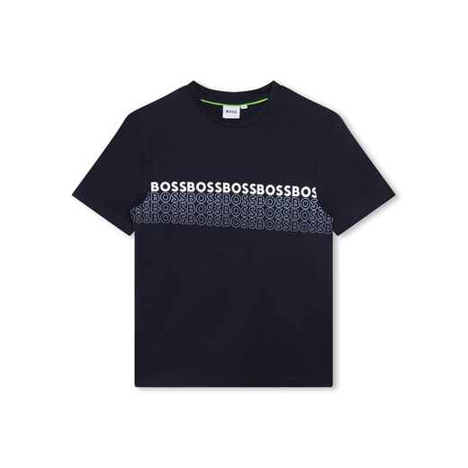 Boss T-Shirt J25O06 S Granatowy Regular Fit ze sklepu MODIVO w kategorii T-shirty chłopięce - zdjęcie 182633946