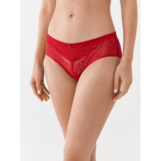 Chantelle Figi brazylijskie Midnight Flowers C12N40 Czerwony ze sklepu MODIVO w kategorii Majtki damskie - zdjęcie 182634009