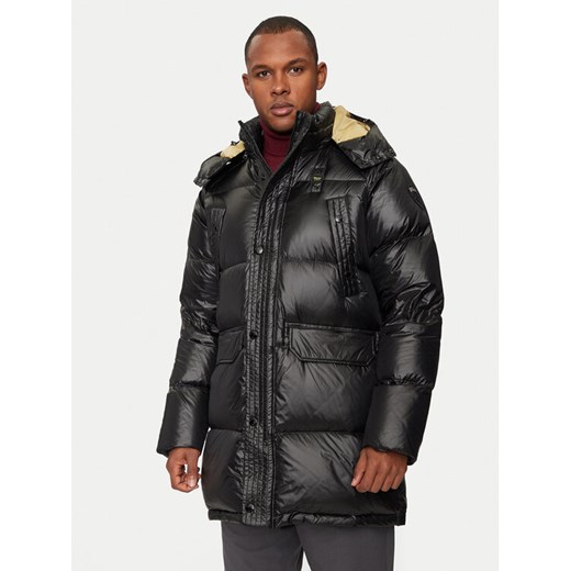 Blauer Kurtka puchowa 24WBLUK03323 Czarny Regular Fit ze sklepu MODIVO w kategorii Kurtki męskie - zdjęcie 182634027