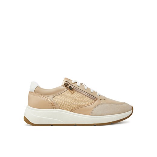 Geox Sneakersy D Cristael D45MXE 085QD C6738 Beżowy ze sklepu MODIVO w kategorii Buty sportowe damskie - zdjęcie 182634035