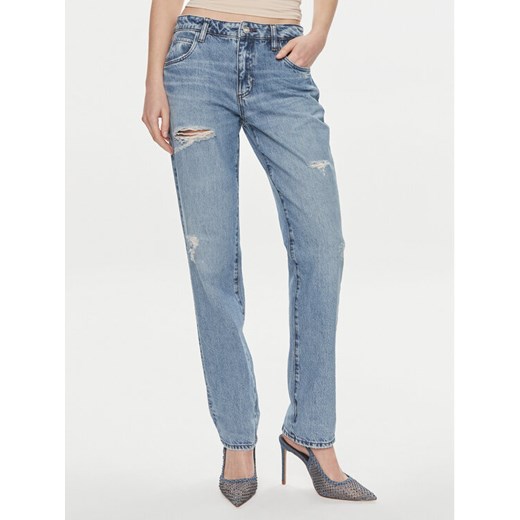 Guess Jeansy Celia W4GA0Q D5BS0 Granatowy Relaxed Fit ze sklepu MODIVO w kategorii Jeansy damskie - zdjęcie 182634079