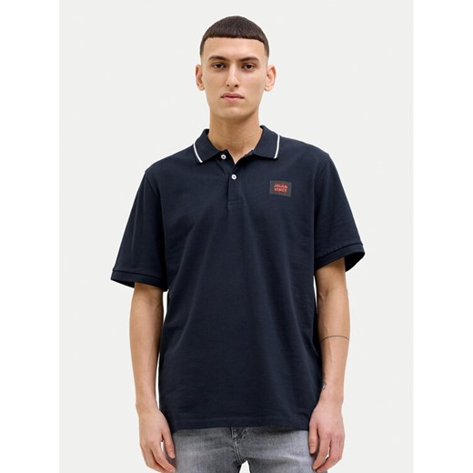Jack&Jones Polo Hudson 12269238 Granatowy Regular Fit ze sklepu MODIVO w kategorii T-shirty męskie - zdjęcie 182634096