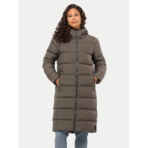 Jack Wolfskin Kurtka puchowa Frozen Palace Coat 1204133 Brązowy Regular Fit ze sklepu MODIVO w kategorii Kurtki damskie - zdjęcie 182634127