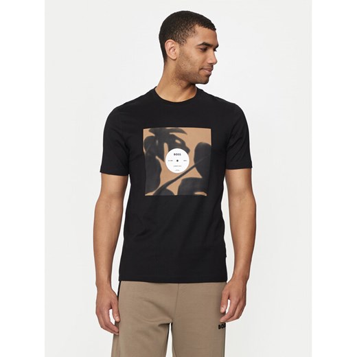 Boss T-Shirt Tiburt 388 50512132 Czarny Regular Fit ze sklepu MODIVO w kategorii T-shirty męskie - zdjęcie 182634129