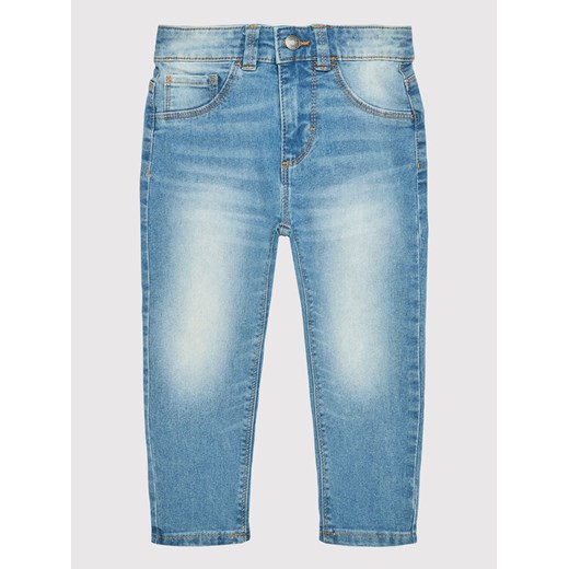United Colors Of Benetton Jeansy 4DURGE00D Niebieski Slim Fit ze sklepu MODIVO w kategorii Spodnie chłopięce - zdjęcie 182634175