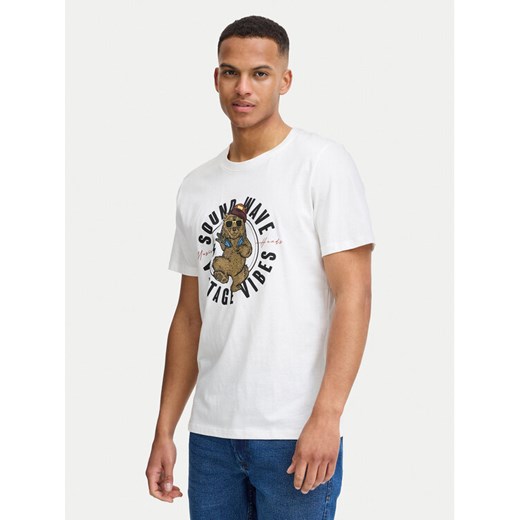 Blend T-Shirt 20717743 Biały Regular Fit ze sklepu MODIVO w kategorii T-shirty męskie - zdjęcie 182634237