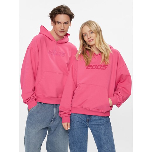 2005 Bluza Unisex 3D Różowy Relaxed Fit ze sklepu MODIVO w kategorii Bluzy męskie - zdjęcie 182634286