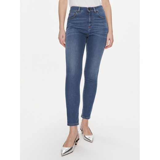 Weekend Max Mara Jeansy Eufrate 2415181051 Granatowy Slim Fit ze sklepu MODIVO w kategorii Jeansy damskie - zdjęcie 182634318
