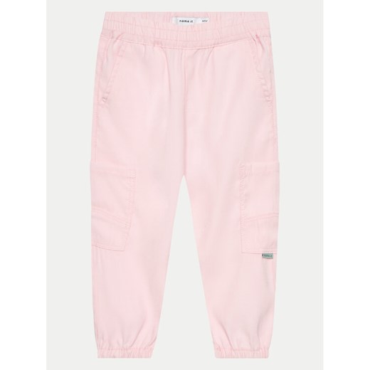 NAME IT Joggery Bella 13224661 Różowy Regular Fit ze sklepu MODIVO w kategorii Spodnie i półśpiochy - zdjęcie 182634405