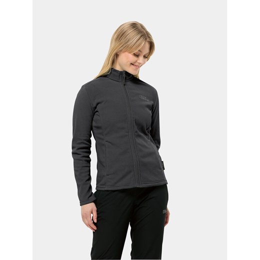 Jack Wolfskin Polar Taunus Fz 1711391 Czarny Regular Fit ze sklepu MODIVO w kategorii Bluzy damskie - zdjęcie 182634415