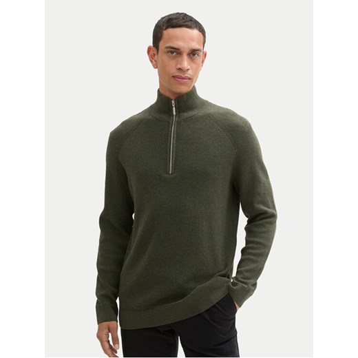 Tom Tailor Sweter 1042454 Zielony Regular Fit ze sklepu MODIVO w kategorii Swetry męskie - zdjęcie 182634426