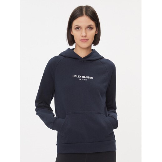 Helly Hansen Bluza Core 54033 Granatowy Regular Fit ze sklepu MODIVO w kategorii Bluzy damskie - zdjęcie 182634427