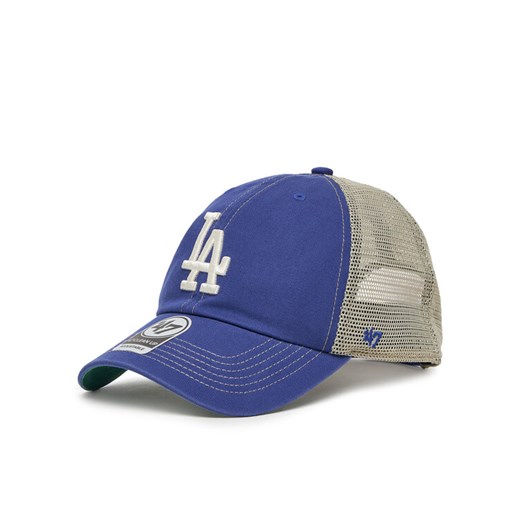 47 Brand Czapka z daszkiem MLB Los Angeles Dodgers B-TRWLR12GWP Niebieski ze sklepu MODIVO w kategorii Czapki z daszkiem męskie - zdjęcie 182634488