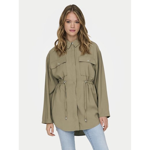 ONLY Kurtka przejściowa Nadine 15308614 Khaki Regular Fit ze sklepu MODIVO w kategorii Kurtki damskie - zdjęcie 182634495