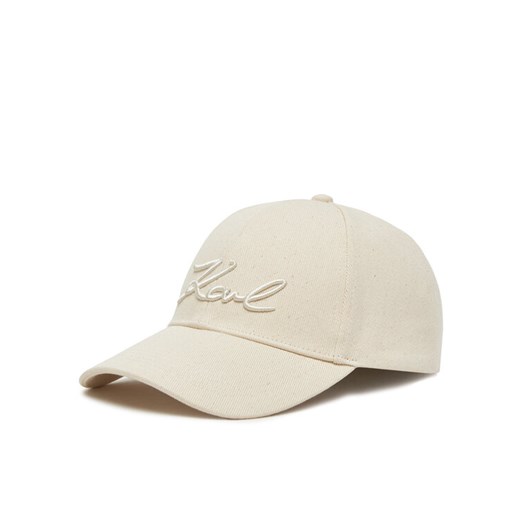 KARL LAGERFELD Czapka z daszkiem A1W33069 Écru ze sklepu MODIVO w kategorii Czapki z daszkiem damskie - zdjęcie 182634539