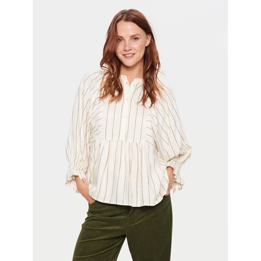Saint Tropez Koszula 30512803 Biały Loose Fit ze sklepu MODIVO w kategorii Koszule damskie - zdjęcie 182634579