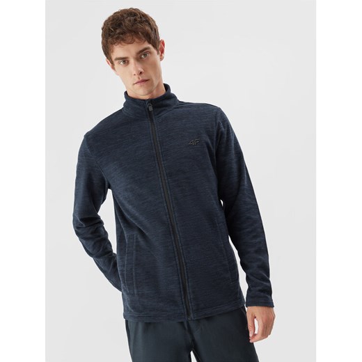 4F Polar 4FAW23TFLEM120 Niebieski Regular Fit ze sklepu MODIVO w kategorii Bluzy męskie - zdjęcie 182634599