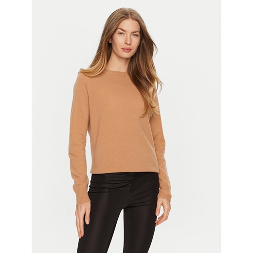 ViCOLO Sweter 22044S Brązowy Regular Fit ze sklepu MODIVO w kategorii Swetry damskie - zdjęcie 182634668