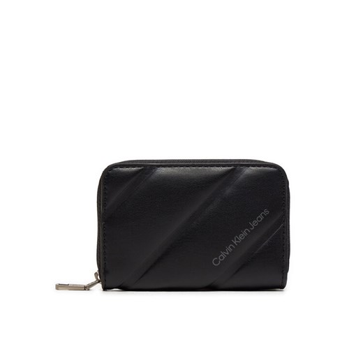 Calvin Klein Jeans Mały Portfel Damski K60K612256 Czarny ze sklepu MODIVO w kategorii Portfele damskie - zdjęcie 182634725
