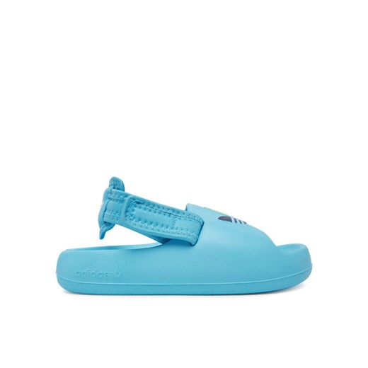adidas Sandały adiform adilette JP5527 Niebieski ze sklepu MODIVO w kategorii Sandały dziecięce - zdjęcie 182634738
