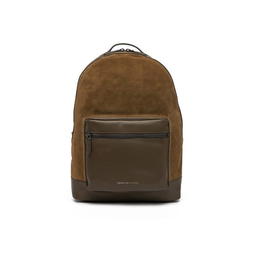 Tommy Hilfiger Plecak Th Casual Suede Backpack AM0AM13229 Zielony ze sklepu MODIVO w kategorii Plecaki - zdjęcie 182634757
