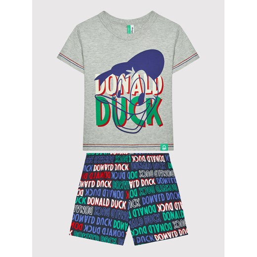 United Colors Of Benetton Piżama DISNEY 3BVX0P00T Szary Regular Fit ze sklepu MODIVO w kategorii Piżamy dziecięce - zdjęcie 182634798