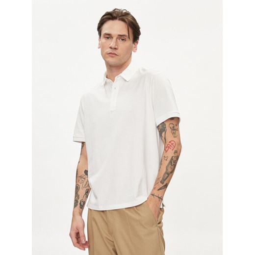 Pepe Jeans Polo Harper PM542157 Biały Regular Fit ze sklepu MODIVO w kategorii T-shirty męskie - zdjęcie 182634868
