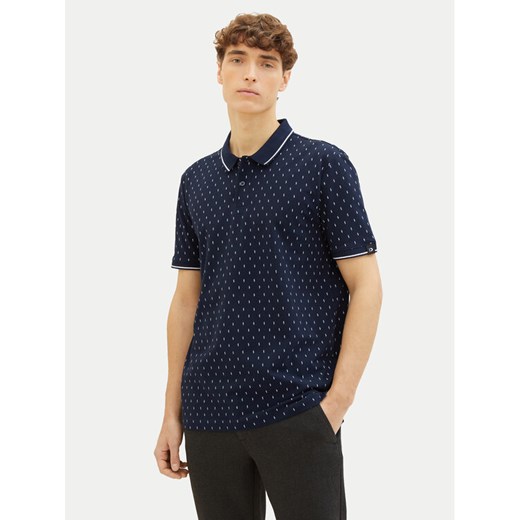Tom Tailor Denim Polo 1040465 Granatowy Regular Fit ze sklepu MODIVO w kategorii T-shirty męskie - zdjęcie 182634928