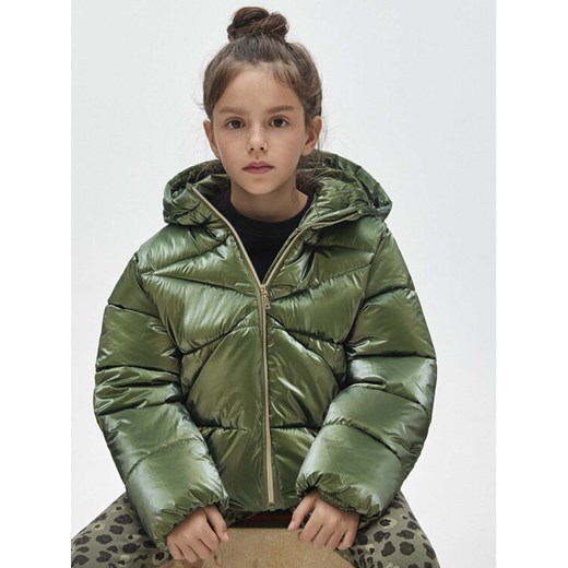 Mayoral Kurtka zimowa 7.415 Khaki Regular Fit ze sklepu MODIVO w kategorii Kurtki dziewczęce - zdjęcie 182634939