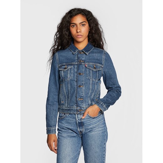 Levi's® Kurtka jeansowa Original Trucker 29945-0063 Granatowy Regular Fit ze sklepu MODIVO w kategorii Kurtki damskie - zdjęcie 182634999