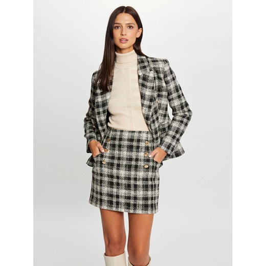 Morgan Spódnica mini 232-JEZA.F Szary Regular Fit ze sklepu MODIVO w kategorii Spódnice - zdjęcie 182635029